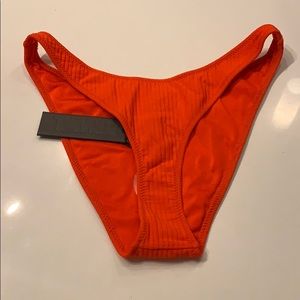 TRIANGL Myrica Cheeky Bottom in Razz (red/orange)